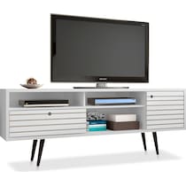 webb white tv stand   