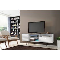 webb white tv stand   