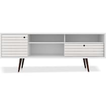 webb white tv stand   