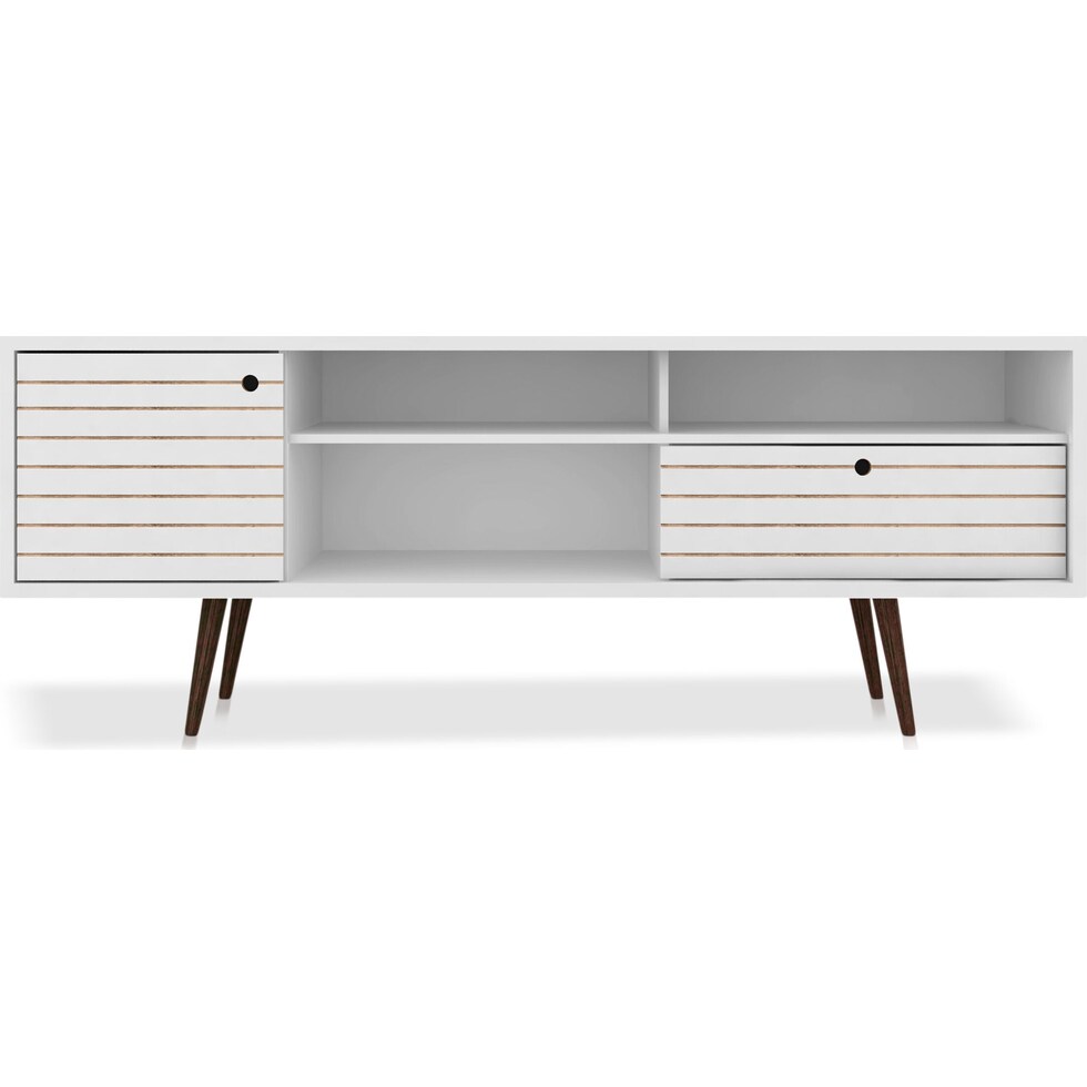 webb white tv stand   