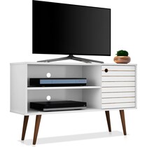 webb white tv stand   