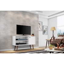 webb white tv stand   