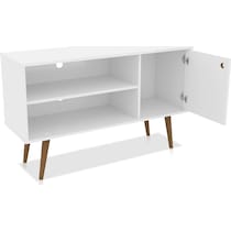 webb white tv stand   