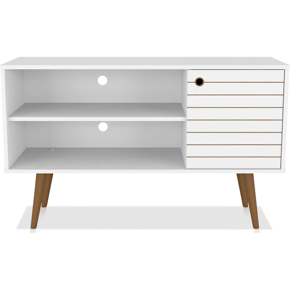 webb white tv stand   