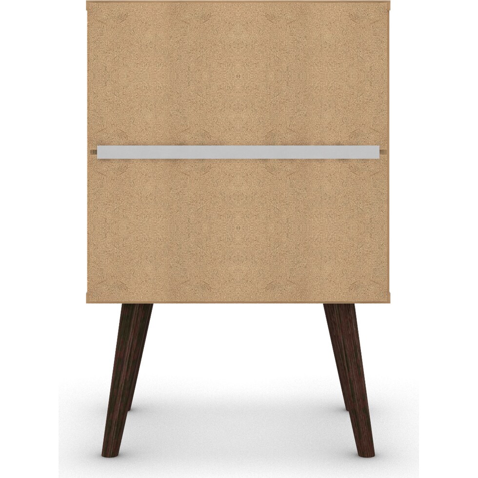 webb white yellow nightstand   