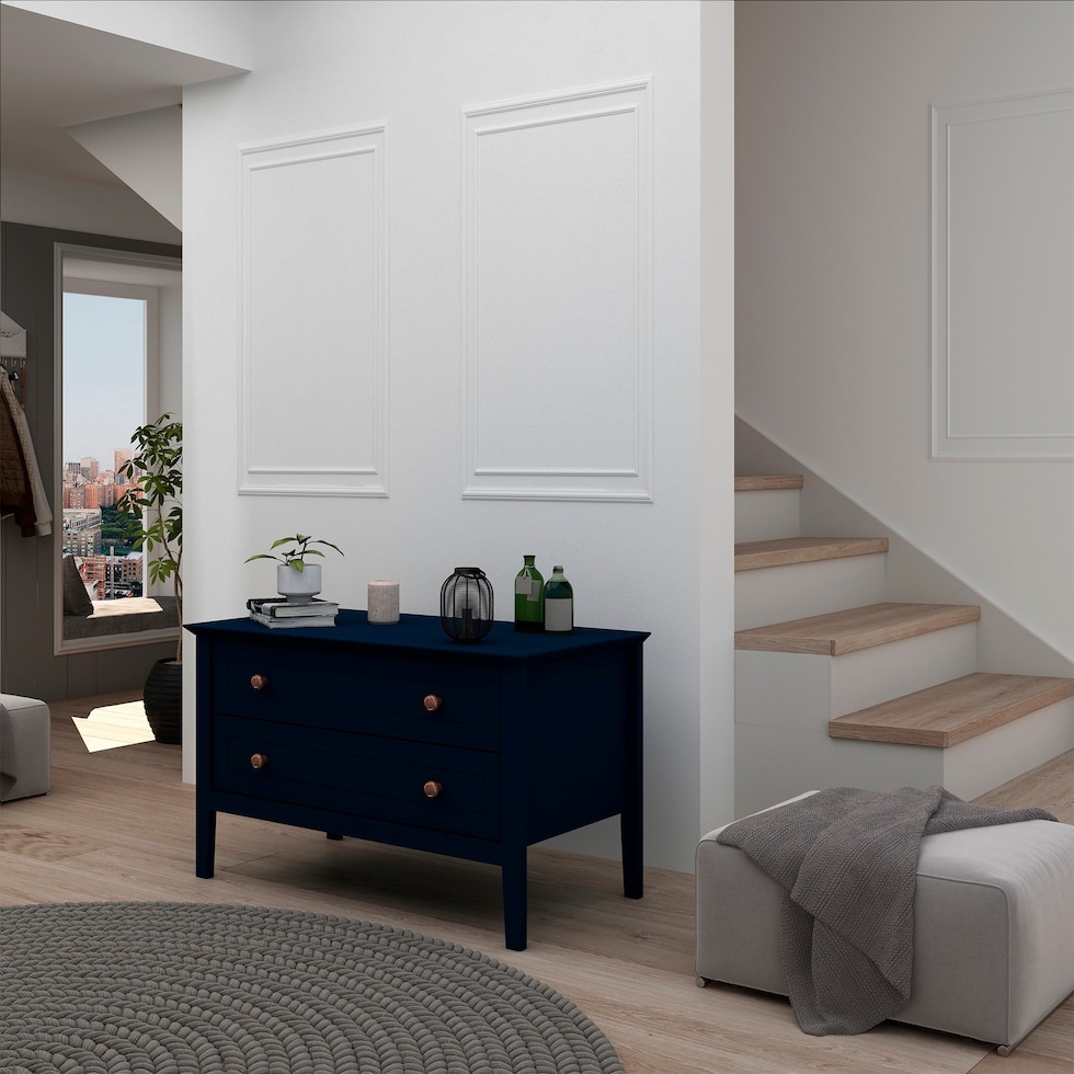 wedelia blue dresser   