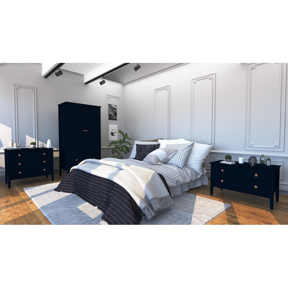 wedelia blue dresser   