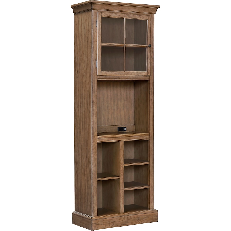 wednesday light brown cabinet   