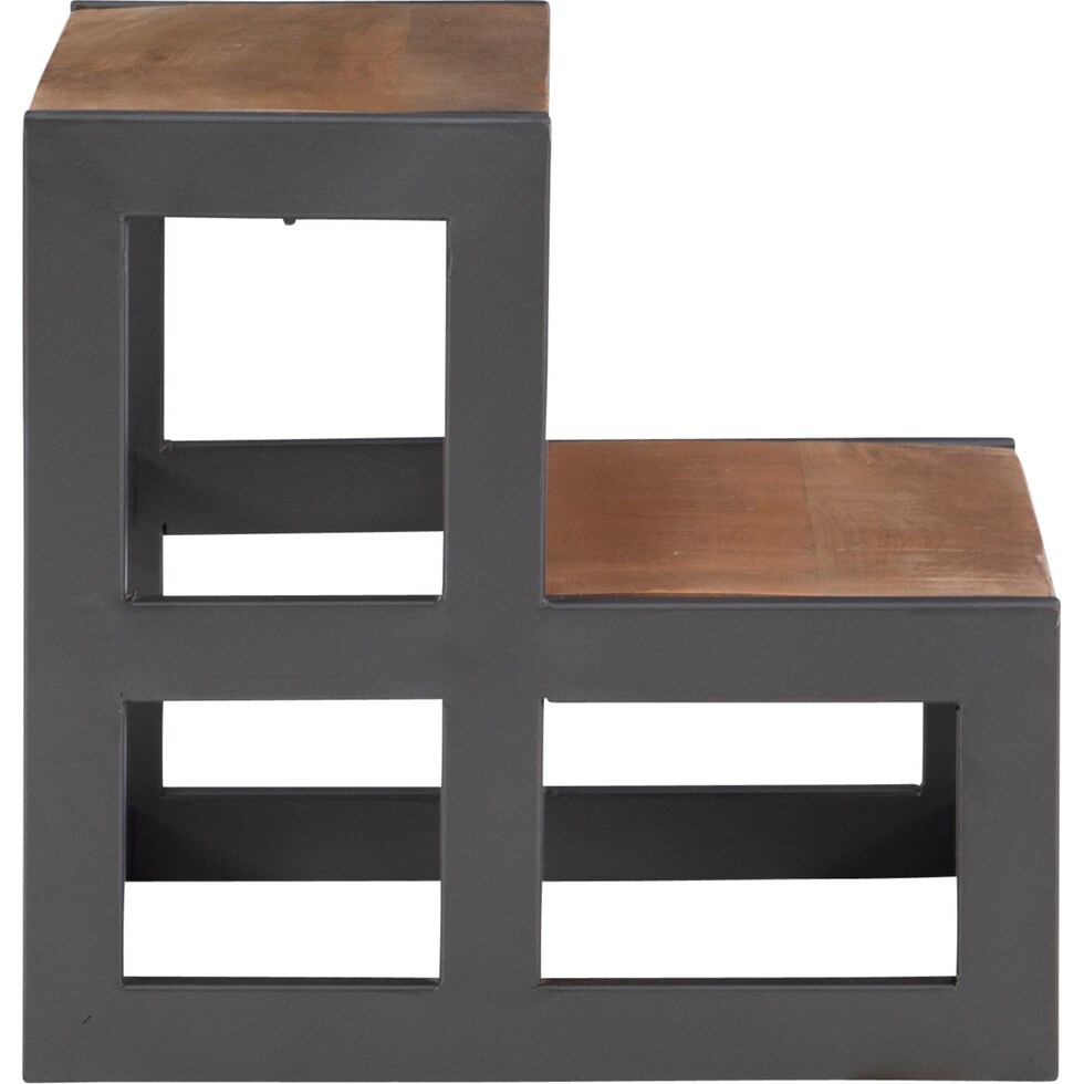 wellgate gray bed steps   