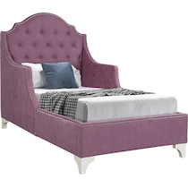 wendella purple full bed   