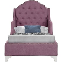 wendella purple full bed   