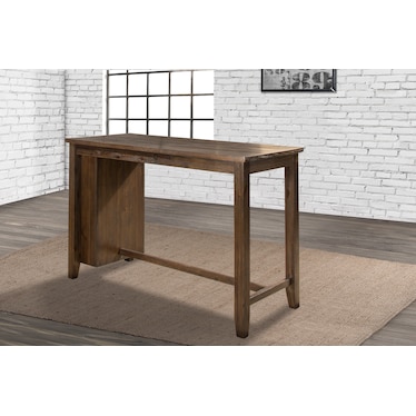 Werner Counter-Height Dining Table with Storage - Espresso