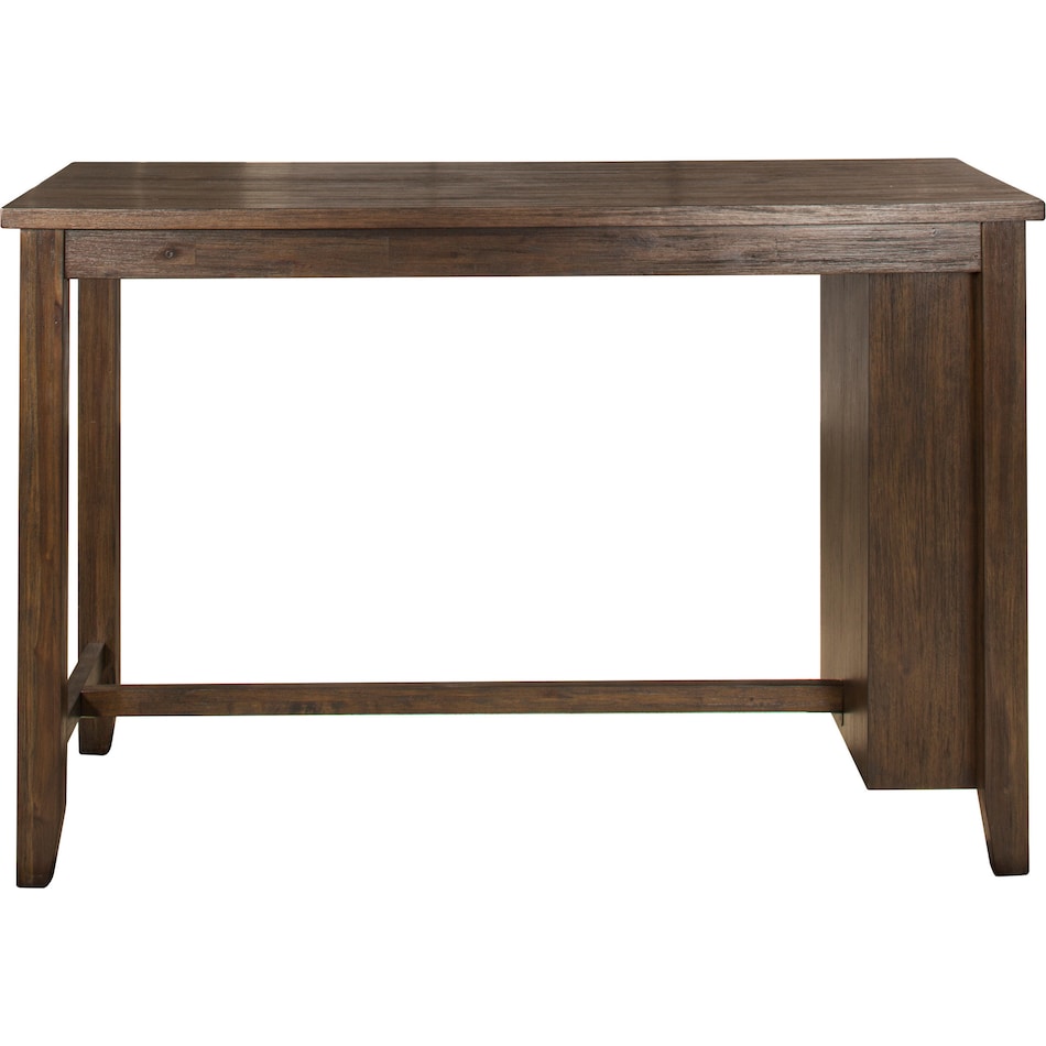 werner dark brown counter height dining table   