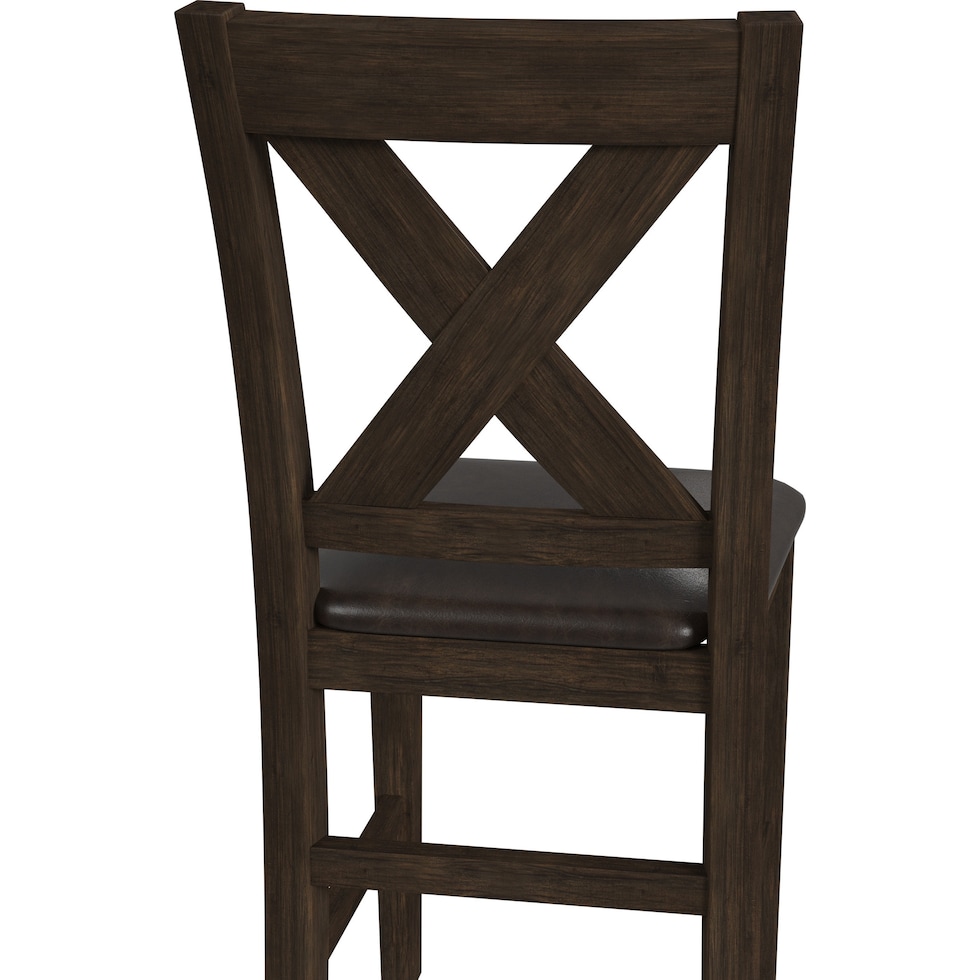 werner dark brown counter height stool   