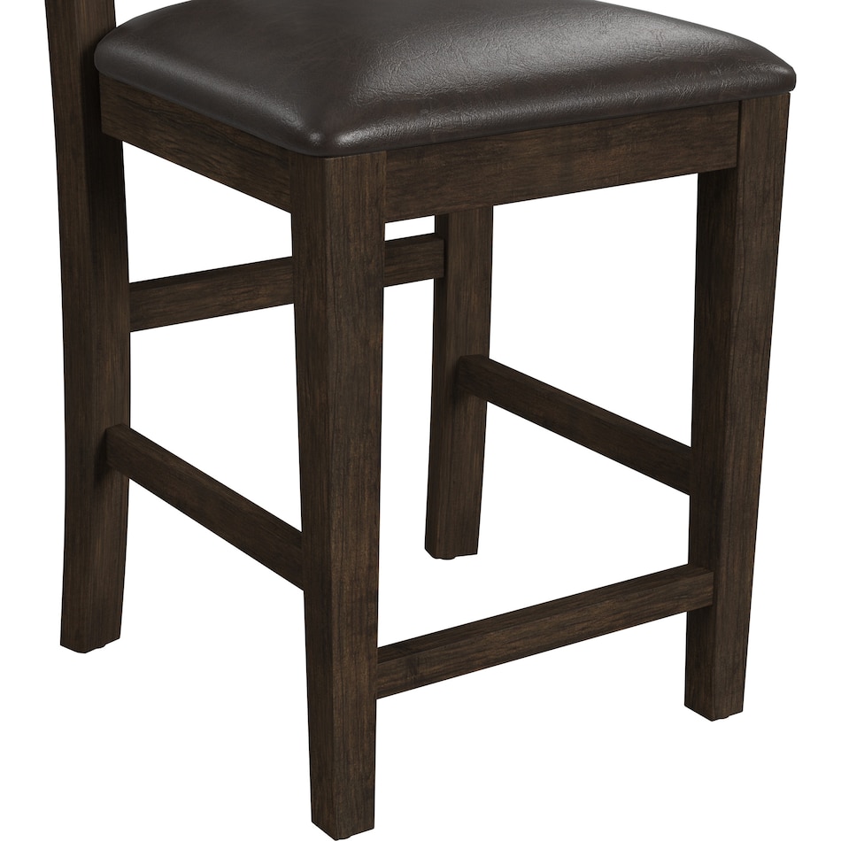 werner dark brown counter height stool   