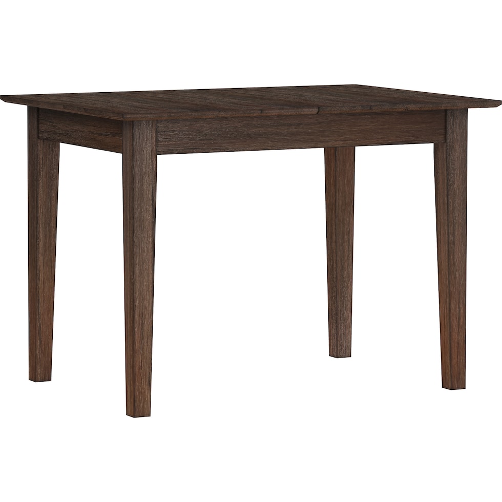 werner dark brown dining table   