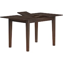 werner dark brown dining table   