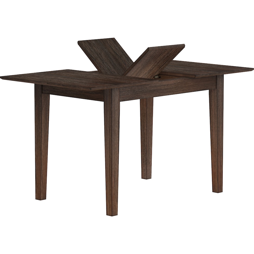 werner dark brown dining table   