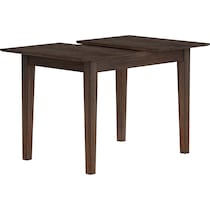 werner dark brown dining table   