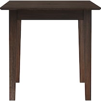 werner dark brown dining table   