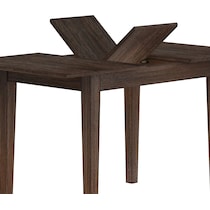 werner dark brown dining table   