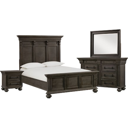 Wesley 5 Piece Bedroom Set With Dresser, Value City Bedroom Furniture Sets