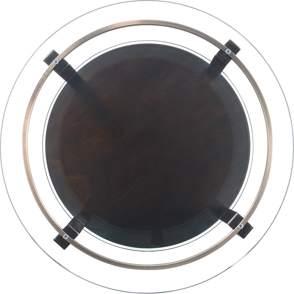 wessel dark brown coffee table   