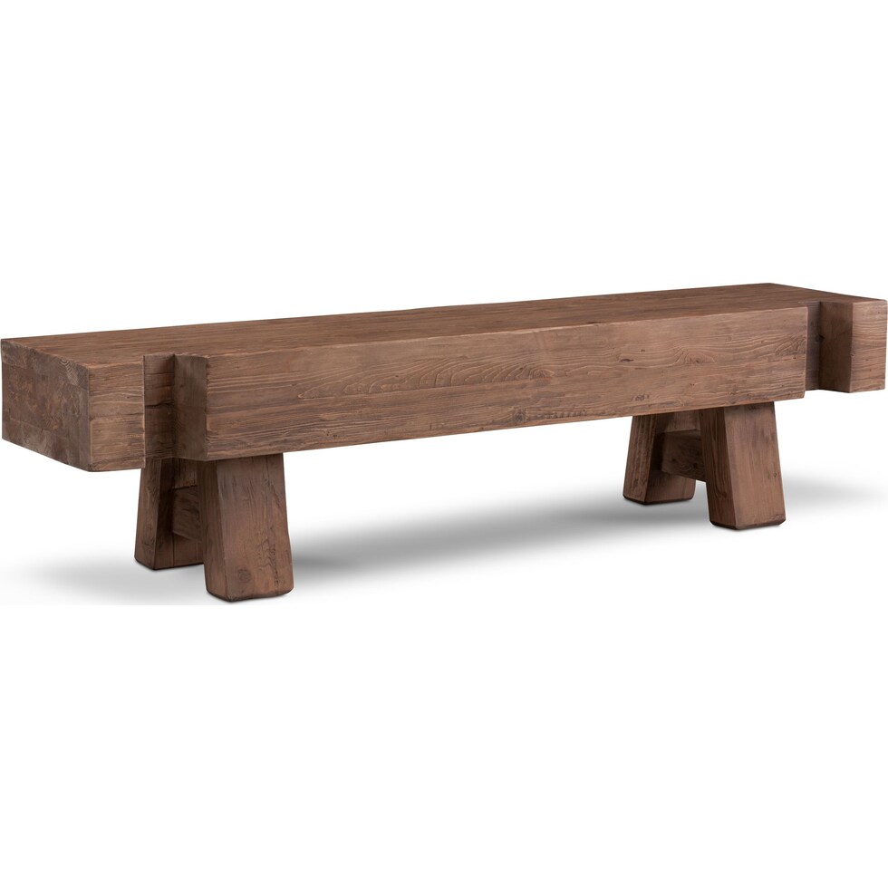 wessex light brown bench   