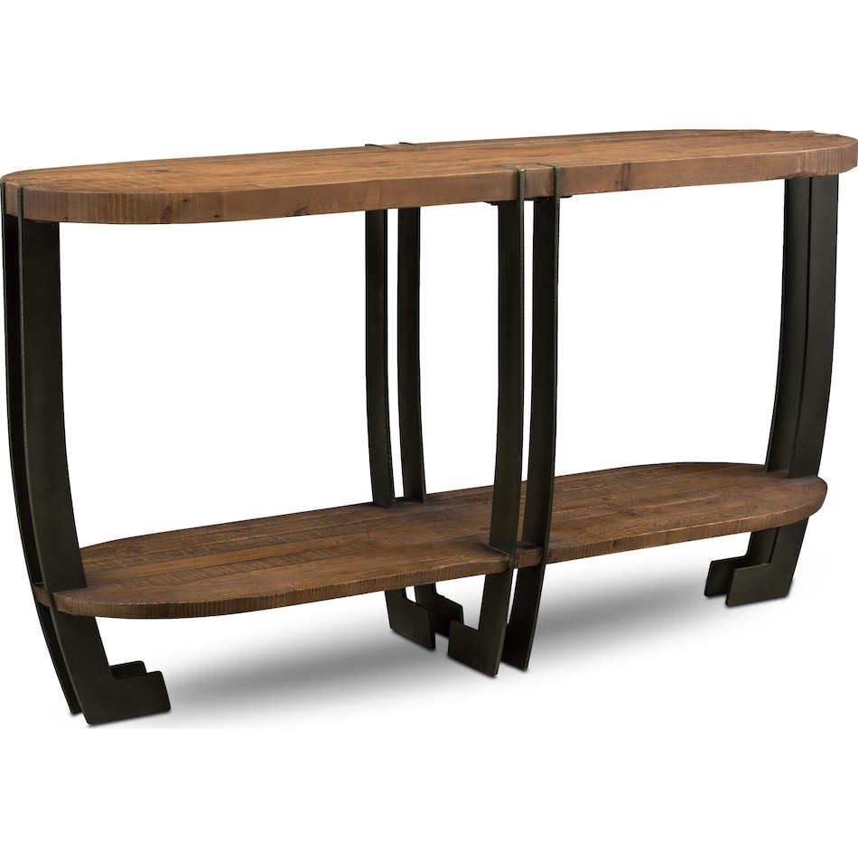 wessex light brown console table   