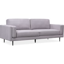 west end gray sofa   