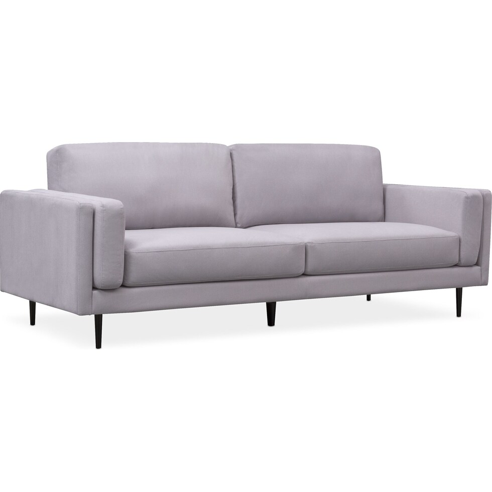 west end gray sofa   