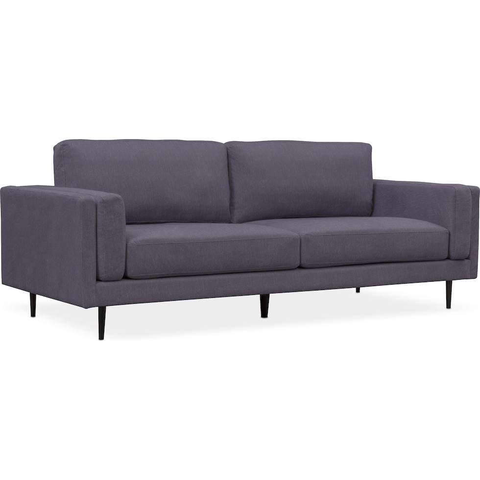 west end gray sofa   