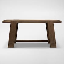westbrook dark brown sofa table   