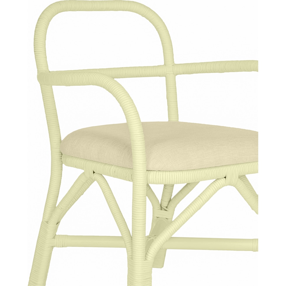 westerly white outdoor dining chair   