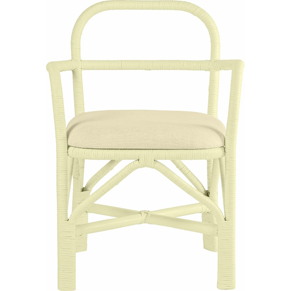 westerly white outdoor dining chair   