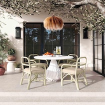 westerly white outdoor dining chair   