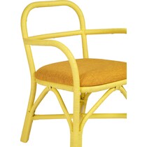 westerly yellow outdoor dining chair   