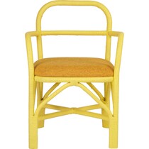 westerly yellow outdoor dining chair   