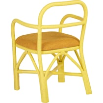 westerly yellow outdoor dining chair   