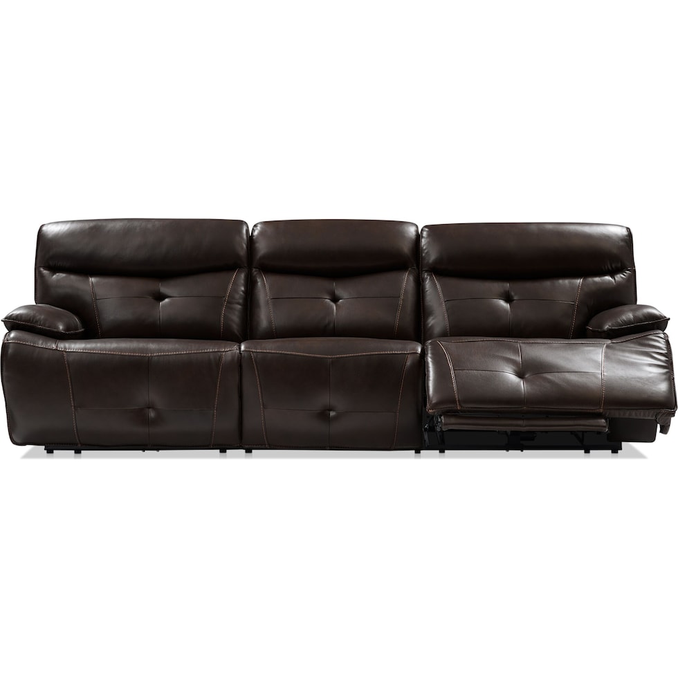 westgate dark brown sofa   