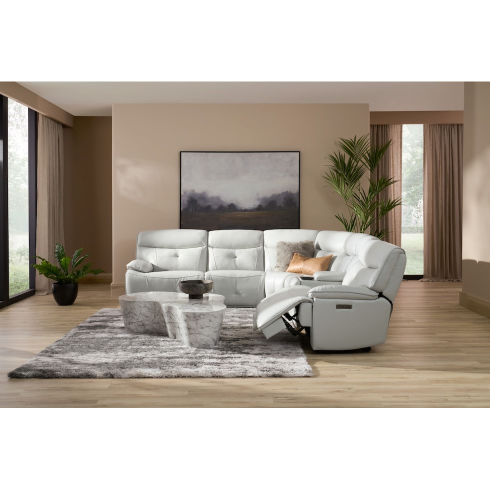 westgate gray sectional   