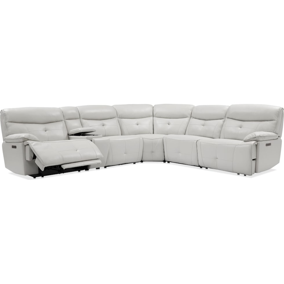 westgate gray sectional   