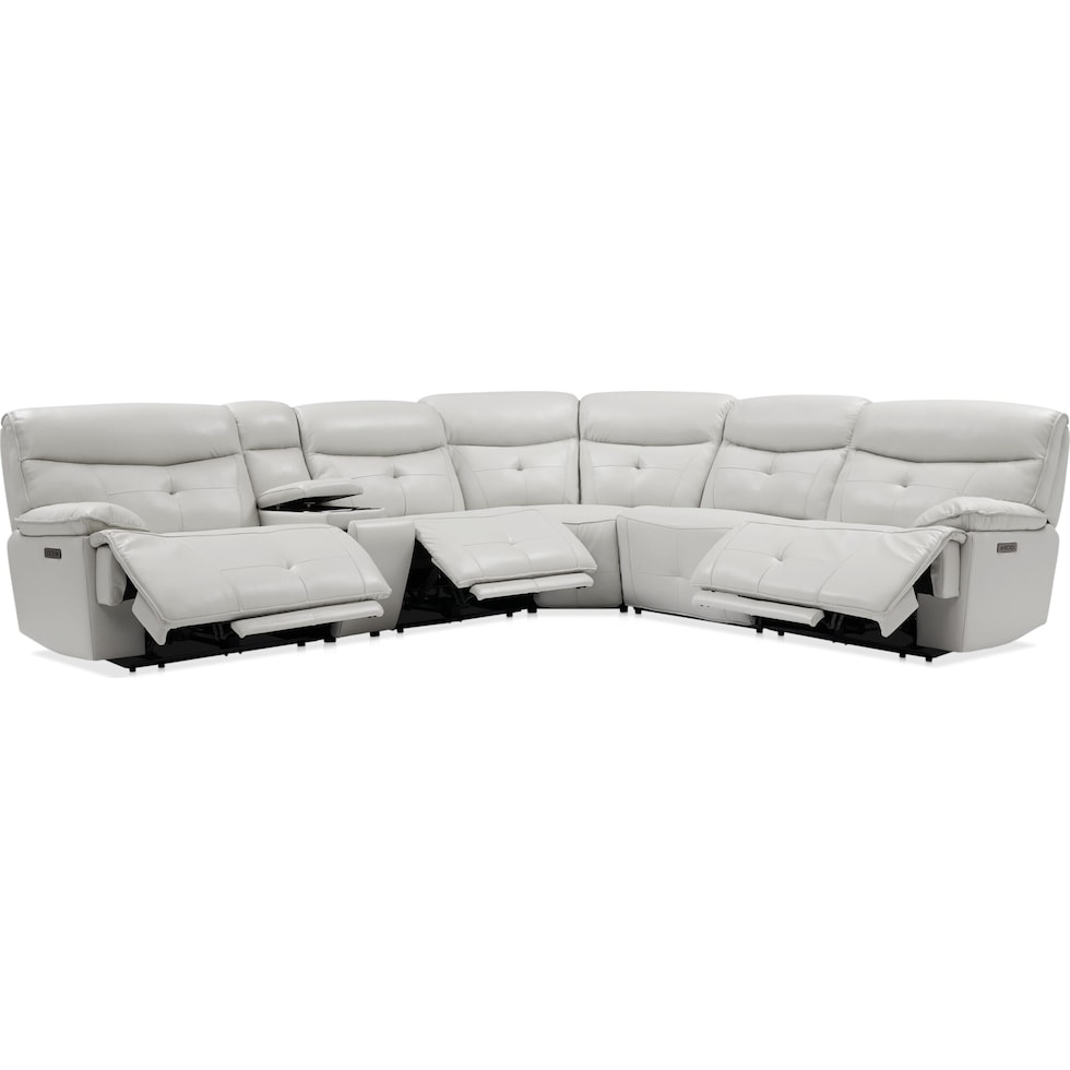 westgate gray sectional   