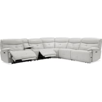 westgate gray sectional   