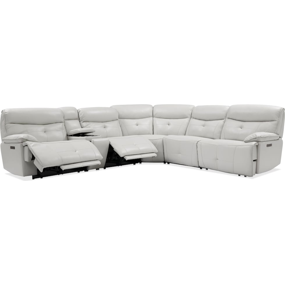 westgate gray sectional   