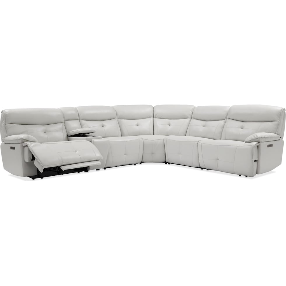 westgate gray sectional   