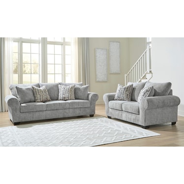 Broyhill Westin Lake Sofa and Loveseat