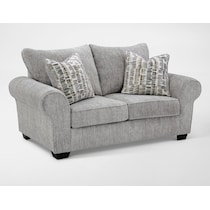 westin lake gray loveseat   