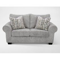 westin lake gray loveseat   