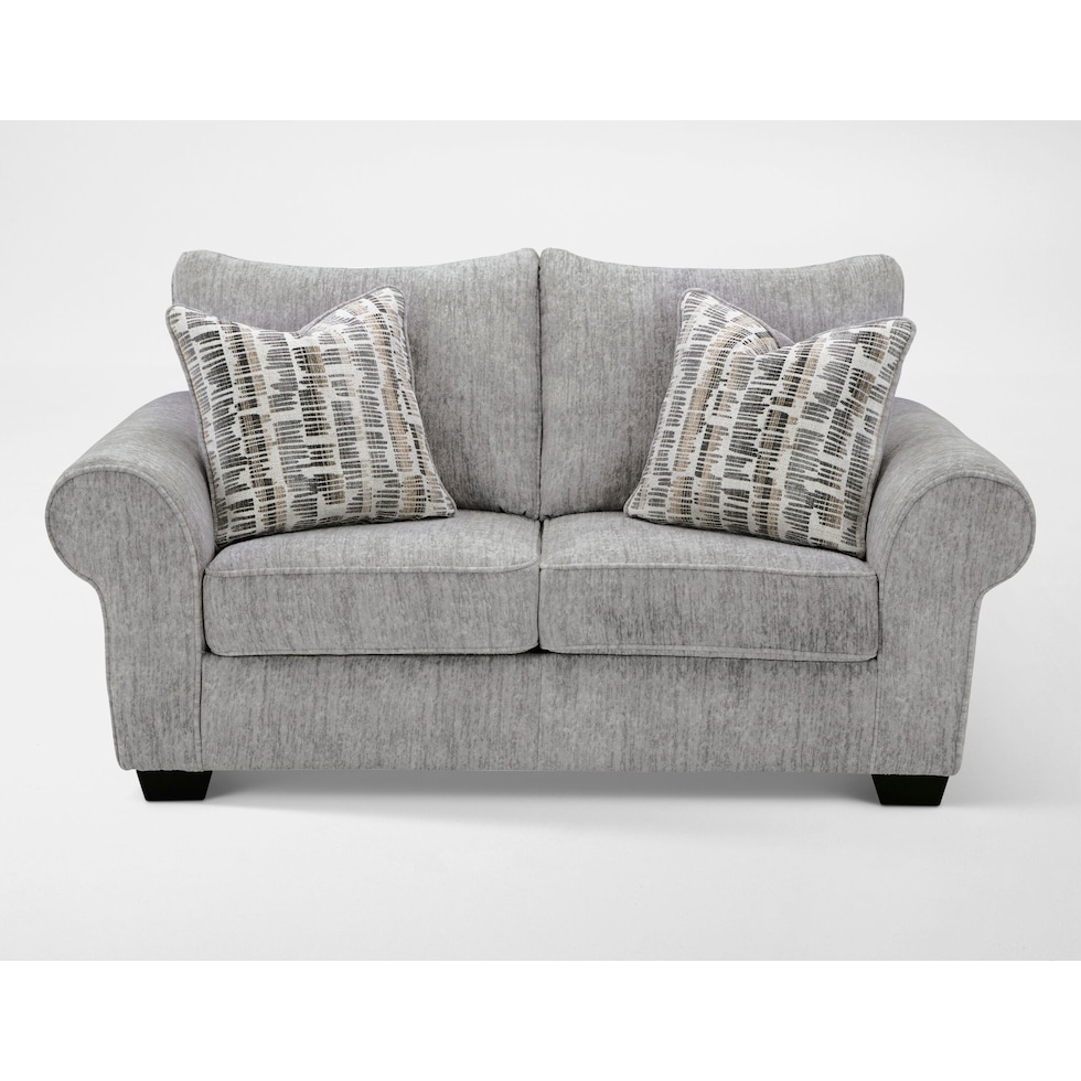 westin lake gray loveseat   
